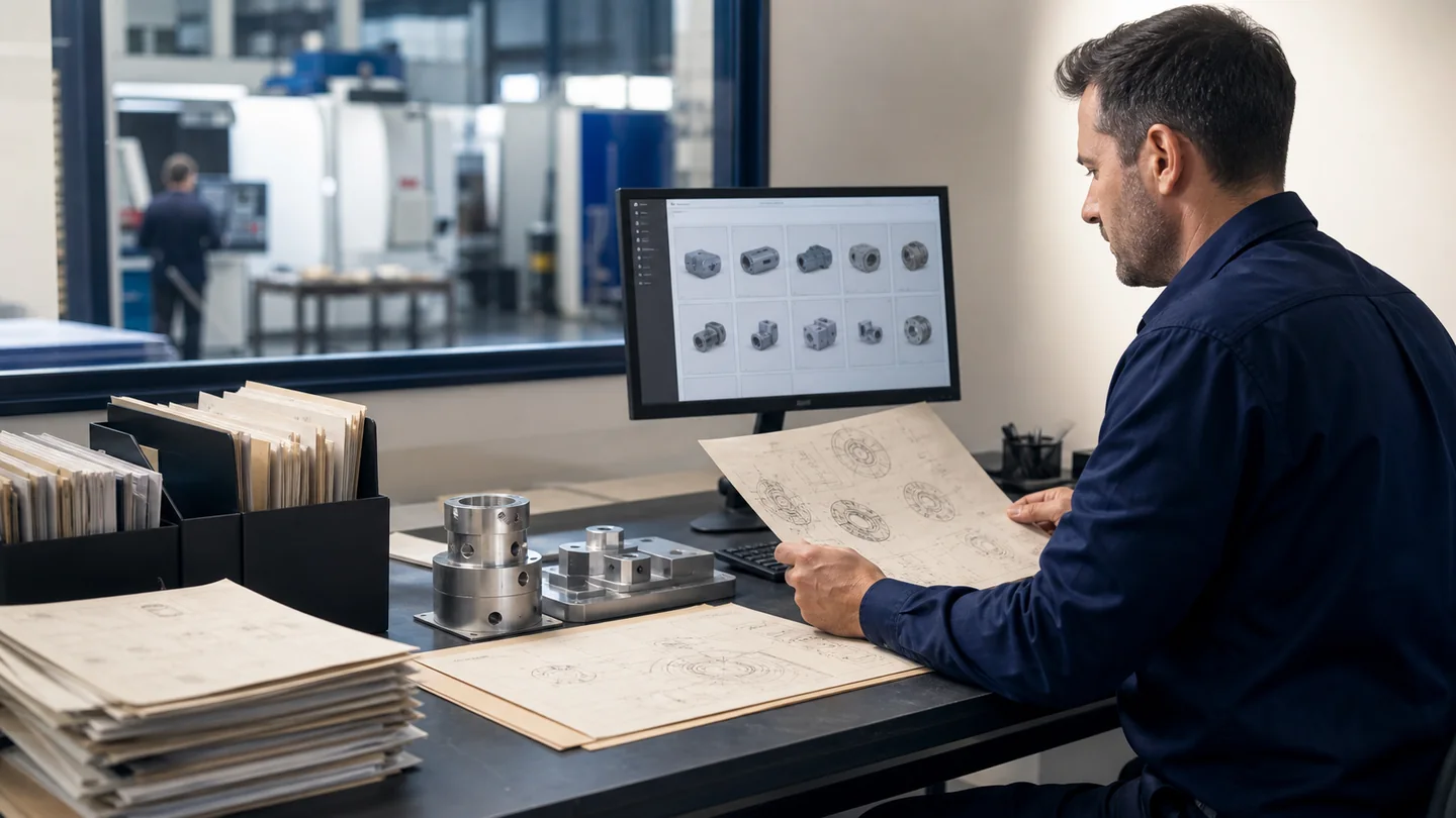 Fertigungsplaner verbindet ältere Zeichnungen mit digitalen Bauteilreferenzen